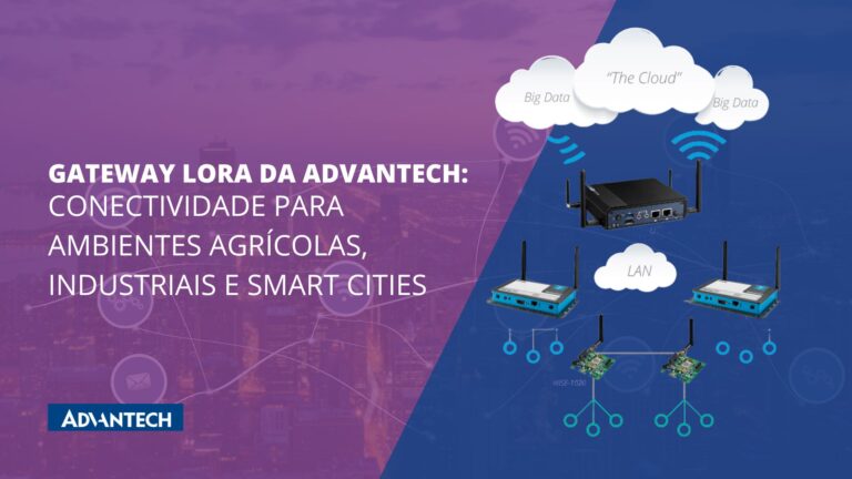 Gateway LoRa da Advantech: conectividade para ambientes agrícolas, industriais e smart cities